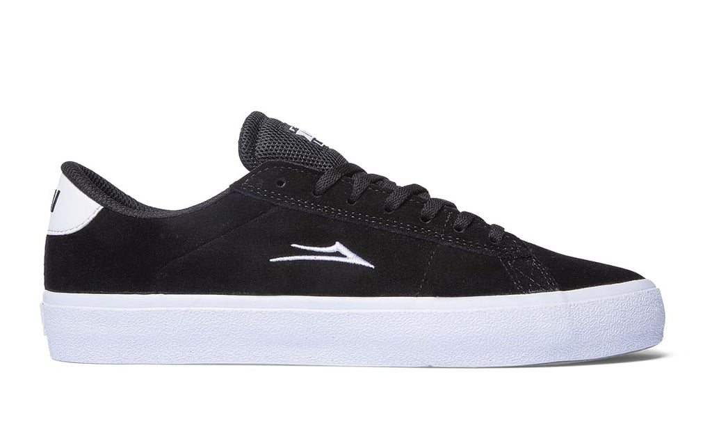 Lakai Newport Mens Skate Shoes Black Suede 5