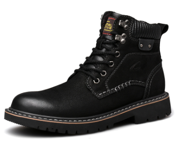 Men's Casual Martin Boots with Plus Cashmere