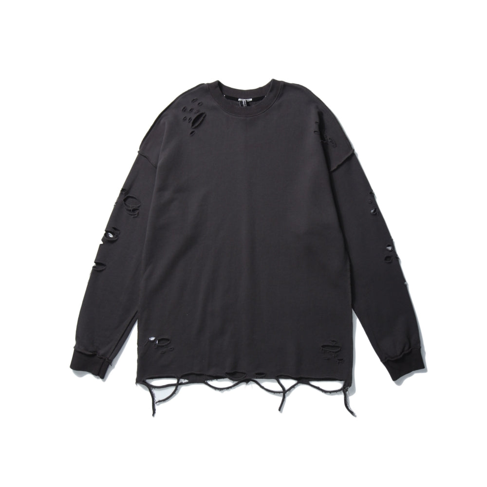 Long Sleeve Ripped Sweaters for Men and Women, Grunge Style