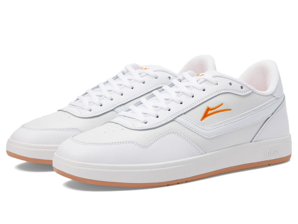 Lakai Terrace Mens Skate Shoes White Leather 7