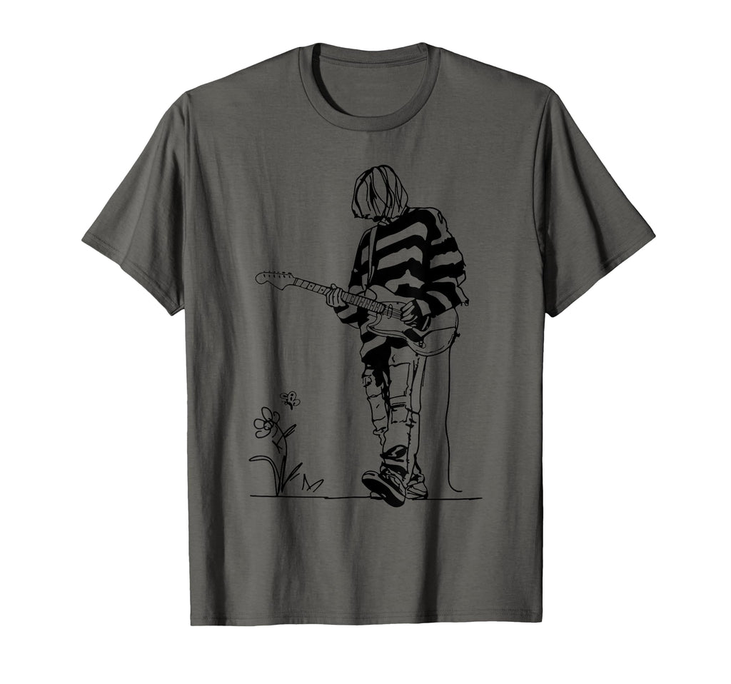 90s Grunge Legend Sketch Alternative Rock Guitarist Vocalist T-Shirt