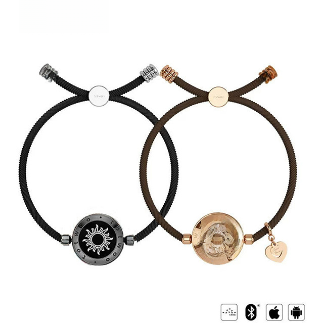 Totwoo Smart Bracelet with Flash & Vibration for Couples