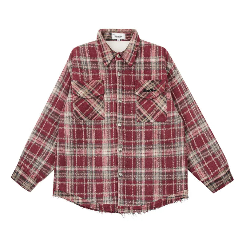 Hip Hop Streetwear Vintage Shirts for Men