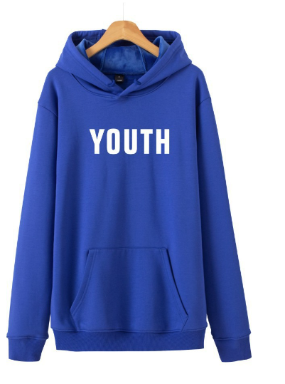 Printed Hooded Sweatshirt and Crewneck Sweatshirt