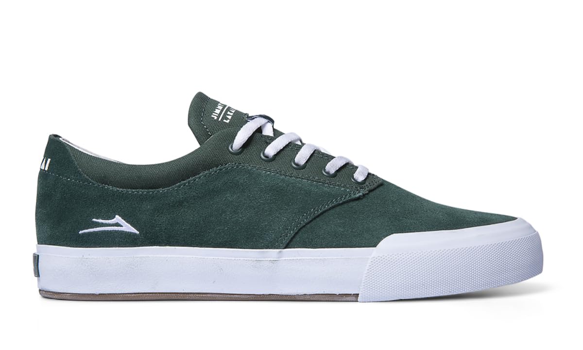 Lakai Wilkins Mens Skate Shoes Green Suede 10.5