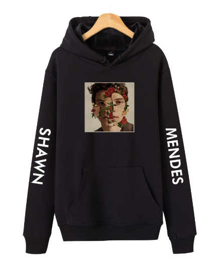 Printed Hooded Sweatshirt and Crewneck Sweatshirt