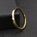 Creative Titanium Steel Zircon Fashion Ring