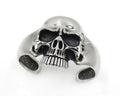 Retro Titanium Steel Men's Bracelet with Skull Design