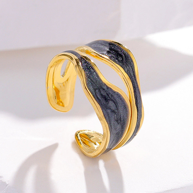 High-End Titanium Steel Ring for Women - Cool Style