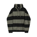 Men's Loose Striped Sweater - Autumn Korean Style