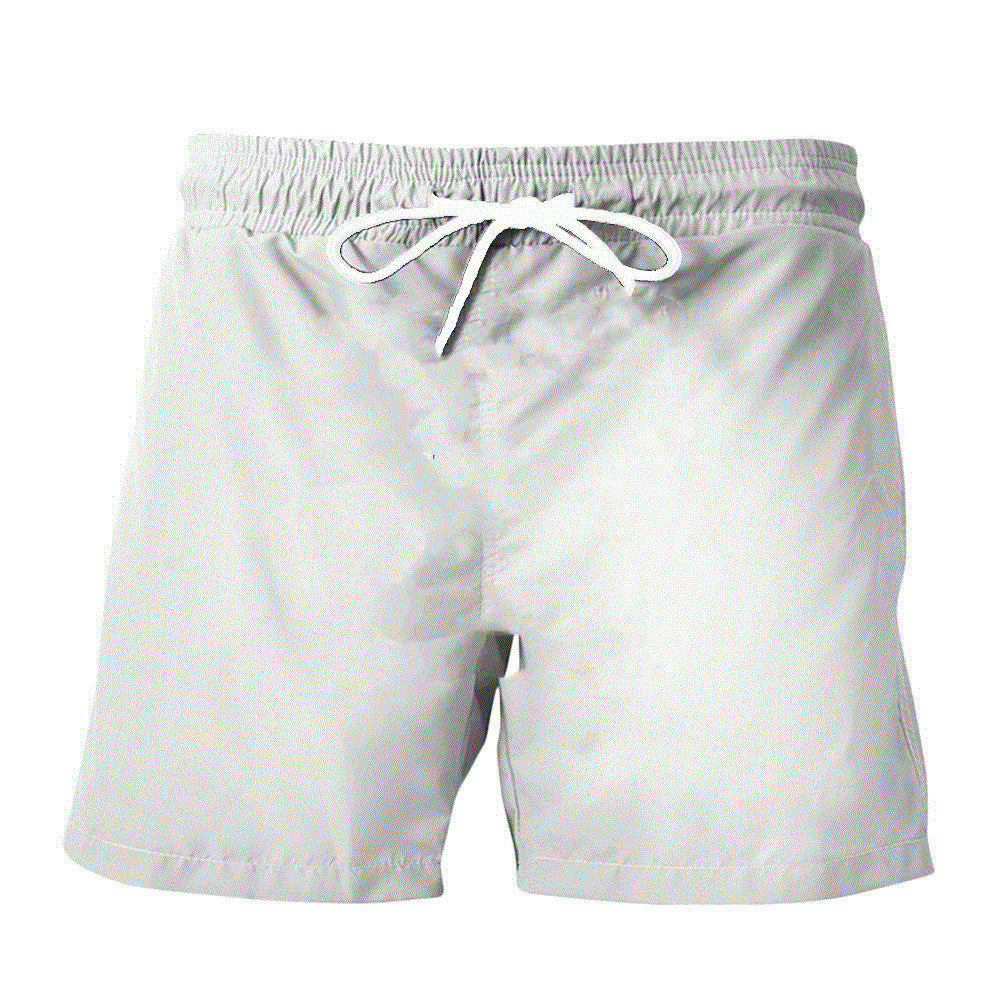 Casual Shorts with Printed Side Pockets