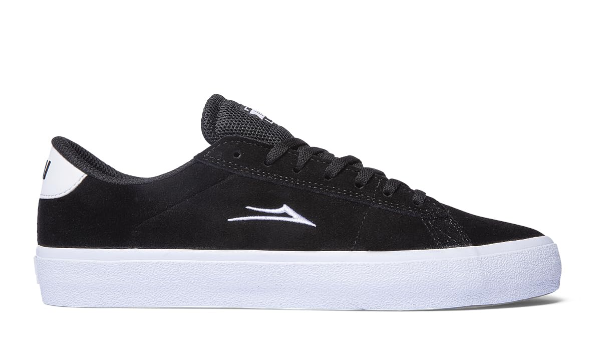 Lakai Newport Mens Skate Shoes Black Suede 5