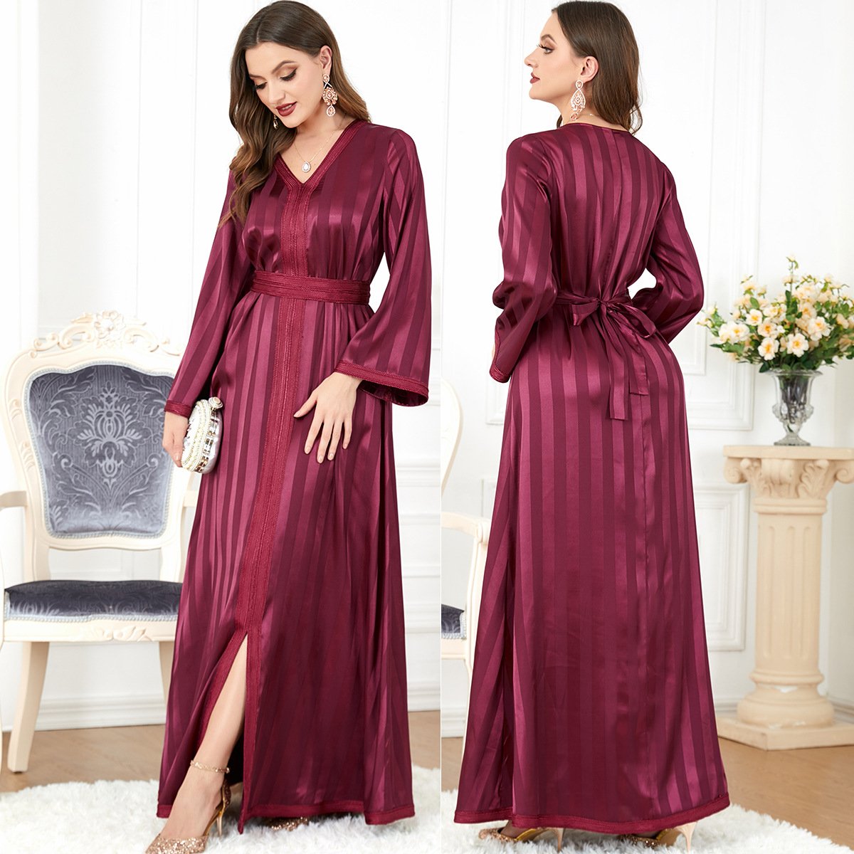Long Sleeved Women's Dress - European and American Style