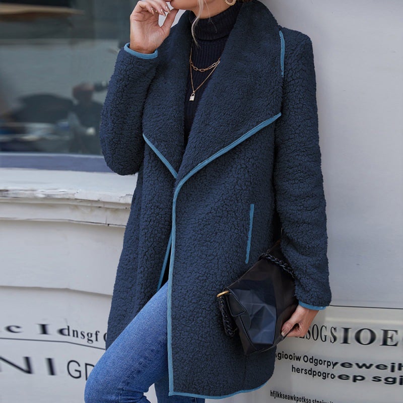 Irregular Mid-length Double-sided Loose Casual Coat