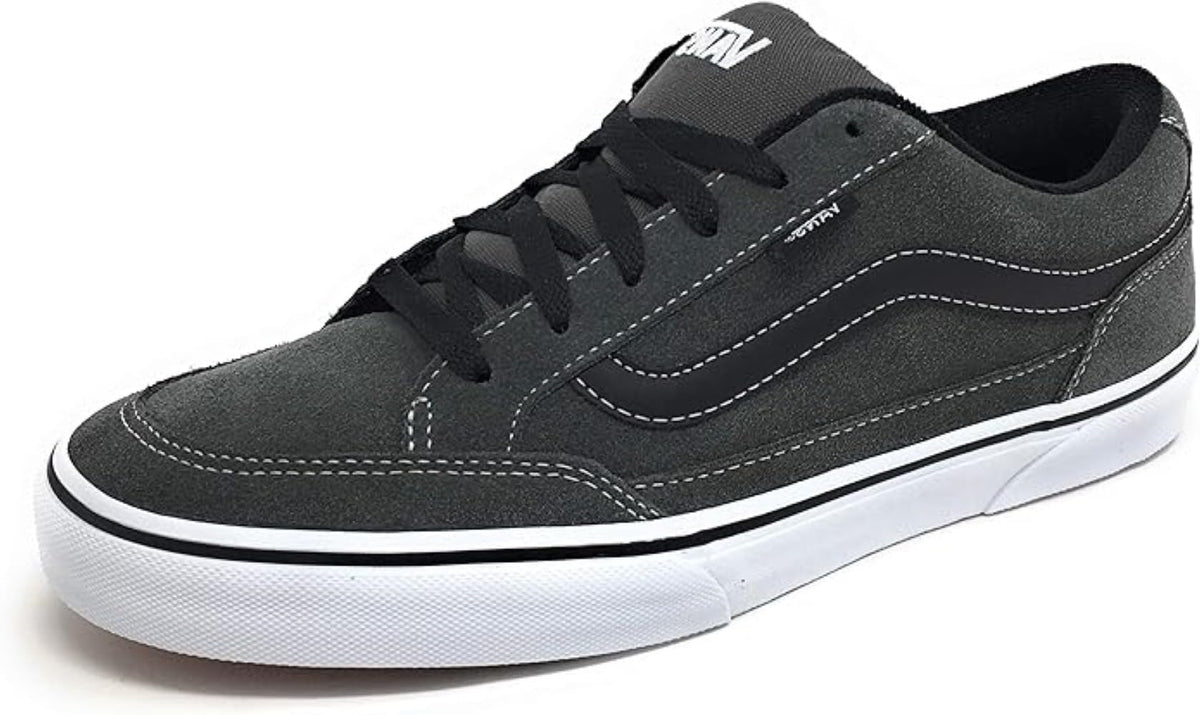 Vans Mens Classic with a Touch Brand Style Charcoal White Black 13