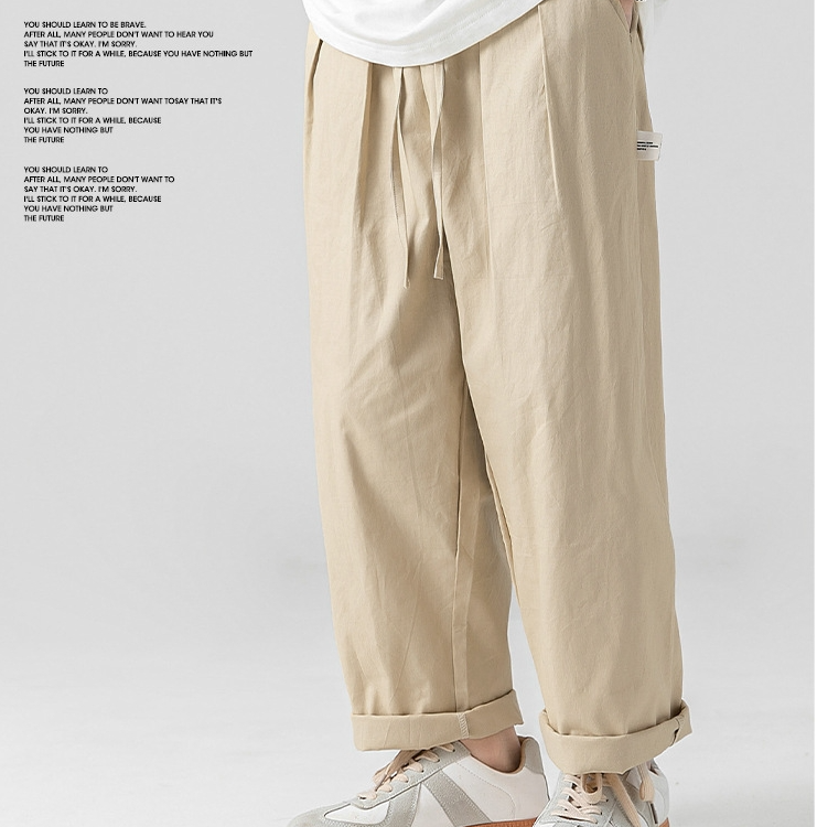 Casual Streetwear Jogging Pants - Cotton Loose Fit