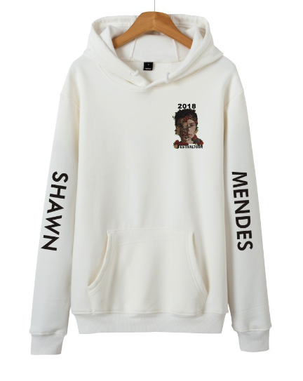 Printed Hooded Sweatshirt and Crewneck Sweatshirt