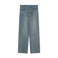 Embroidered Straight Jeans for Men and Women
